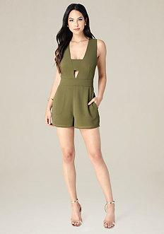 Bebe Bandeau Romper