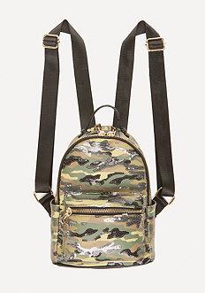 Bebe Jane Sequin Camo Backpack