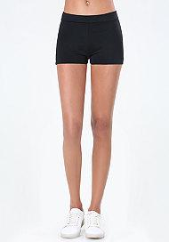 Bebe Power Knit Bodycon Shorts