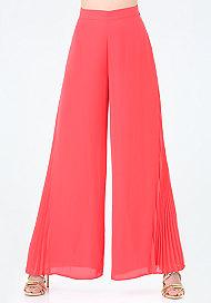Bebe Pleated Palazzo Pants
