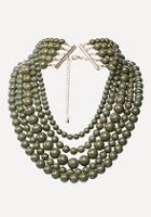 Bebe Beaded Layer Necklace