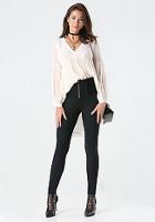 Bebe Ruched Waistband Leggings