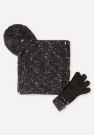 Bebe Hat Gloves & Scarf Set