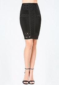 Bebe Open Detail Sweater Skirt