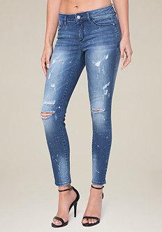 Bebe Painter Skinny Jeans