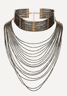 Bebe Cascading Choker