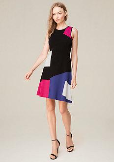Bebe Colorblock Knit Dress