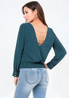 Bebe Paula Chain Back Top