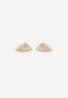 Bebe Crystal Fan Ear Jackets