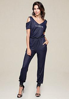 Bebe Shawntel Knit Jumpsuit
