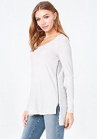 Bebe Side Zip Tunic