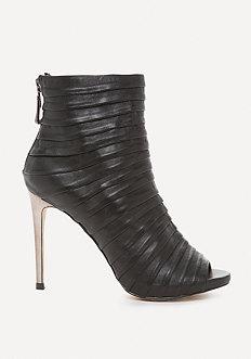 Bebe Angelynne Leather Booties