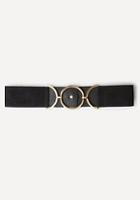 Bebe Suede Circle Accent Belt