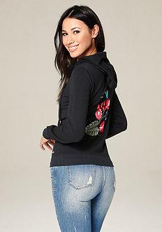 Bebe Embroidered Hoodie