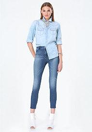 Bebe Ankle Skinny Jeans