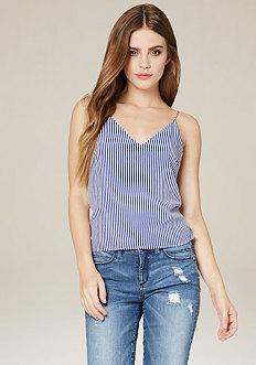 Bebe Crossback Cami Top