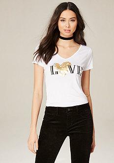 Bebe Logo Love Tee