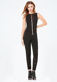 Bebe Illusion Insets Jumpsuit