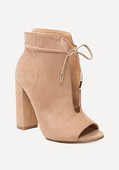 Bebe Greer Open Toe Booties