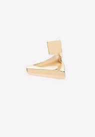 Bebe Metal Geo Ring