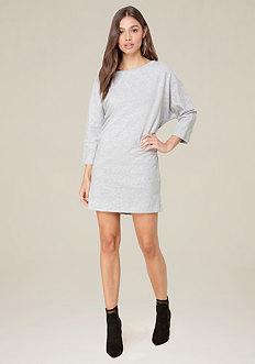 Bebe Dolman Sweatshirt Dress