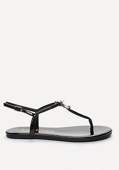 Bebe Jaymee Jeweled Sandals