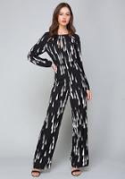 Bebe Slit Front Jumpsuit