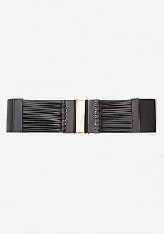 Bebe Strappy Wide Stretch Belt