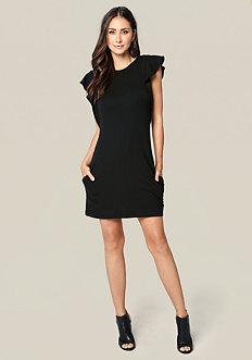 Bebe Luxe Back Crisscross Dress