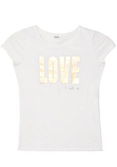 Bebe Gold Foil Love Tee