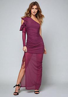 Bebe Maureen One Shoulder Gown