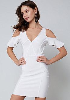 Bebe Cold Shoulder Dress