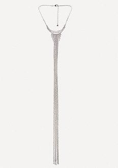 Bebe Crystal Fringe Lariat