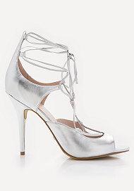 Bebe Laraa Metallic Sandals