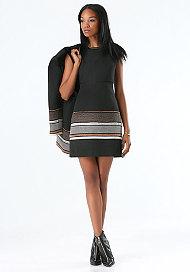 Bebe Tina Jacquard Dress