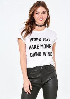 Bebe Work Out Tee
