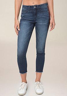 Bebe Striped Heartbreaker Jeans