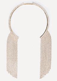 Bebe Fringe Collar Necklace