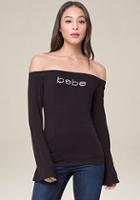 Bebe Logo Layla Top