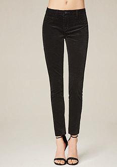 Bebe Velveteen Skinny Jeans