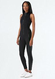 Bebe Tech Sleeveless Jumpsuit