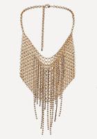 Bebe Chainmail Bib Necklace