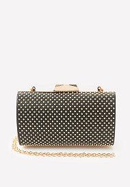 Bebe Laney Studded Minaudiere