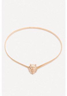 Bebe Snake Chain Lion Head Belt