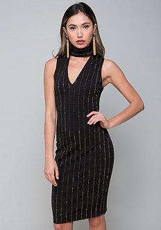 Bebe Glam Studded Dress