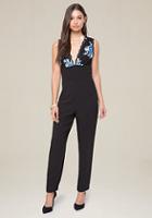 Bebe Embroidered Jumpsuit