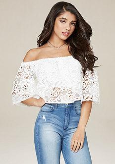 Bebe Melissa Crop Top