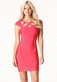 Bebe Stella Bandage Dress