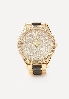 Bebe Enamel Boyfriend Watch