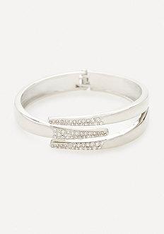 Bebe Crystal Claw Bracelet
